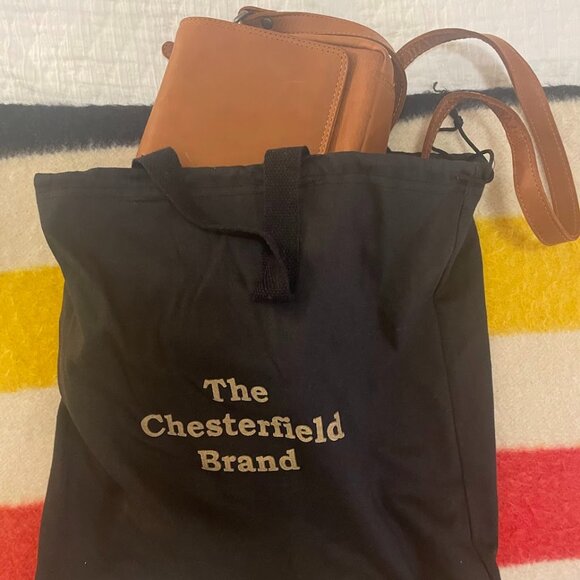 The Chesterfield Brand: Leather Shoulder Bag Cognac Reston - Picture 8 of 14